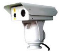 Long-distance invisible laser camera